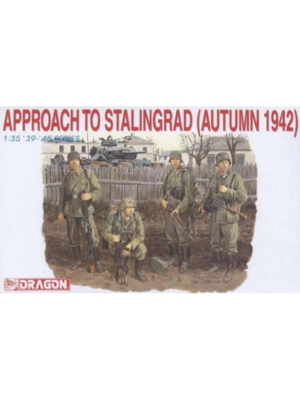 Dragon Approach to Stalingrad Autumn 1942 German Soldiers Set of 4 Must Build